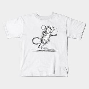 Cute jumping mouse Kids T-Shirt